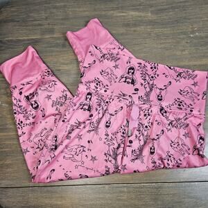 The North Face Women L Jogger Pants Pink Breast Cancer Awareness Red Riding Hood